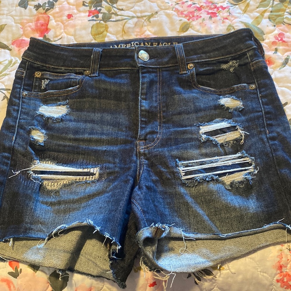 American eagle super stretch hi rise shortie size 10 women’s